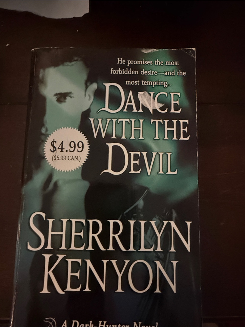 Dance With The Devil by Sherrilyn Kenyon - Teal & Black Paperback